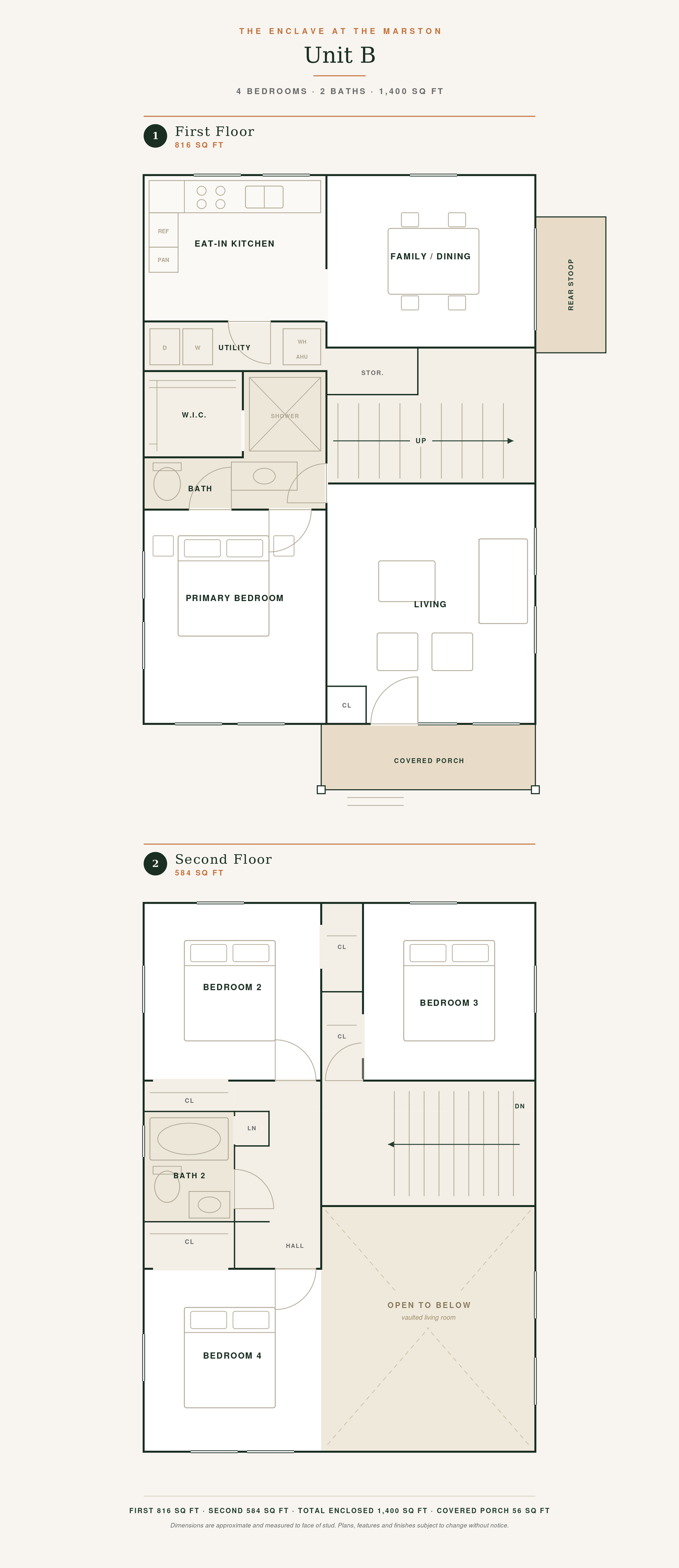 The Cypress floor plan
